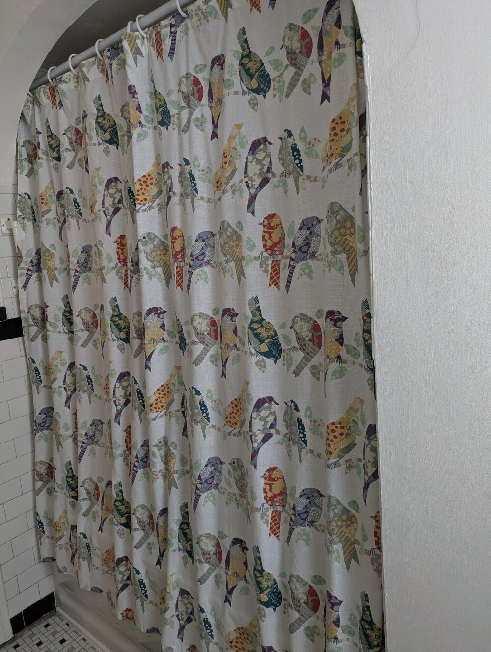 World Market Birds Shower Curtain